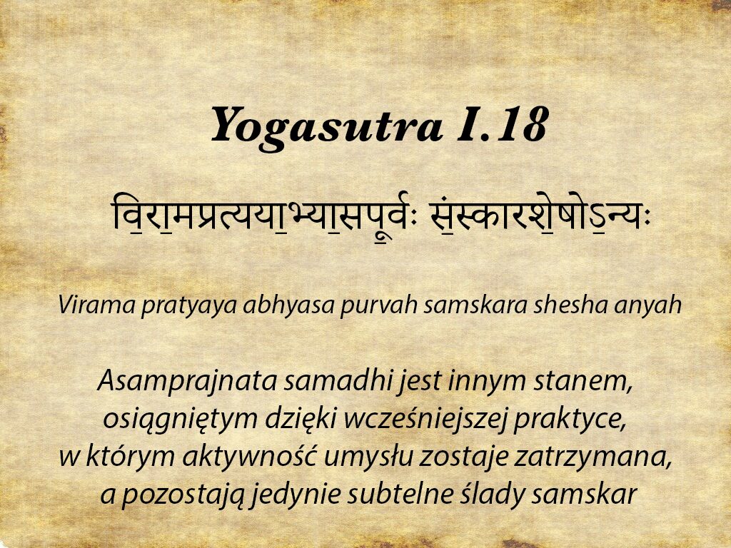 Asamprajnata samadhi